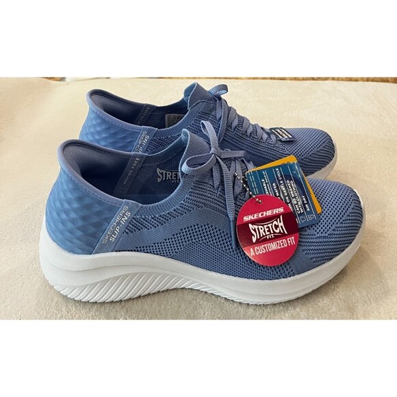 Skechers Slip-Ins Ultra Flex 3.0 Periwinkle Walking Shoes 149710 Size 8.5 NEW - Picture 2 of 10